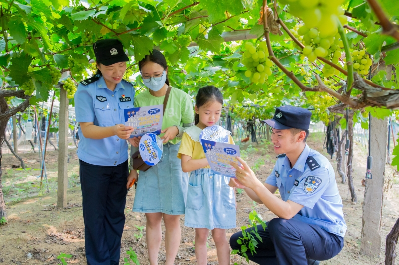 反詐宣傳進果園